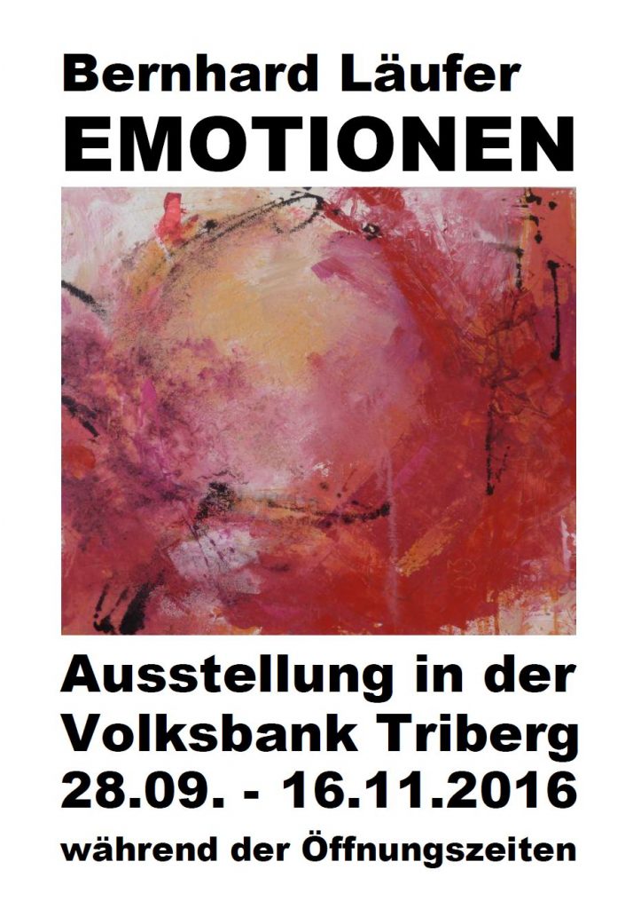 Plakat Ausstellung Volksbank